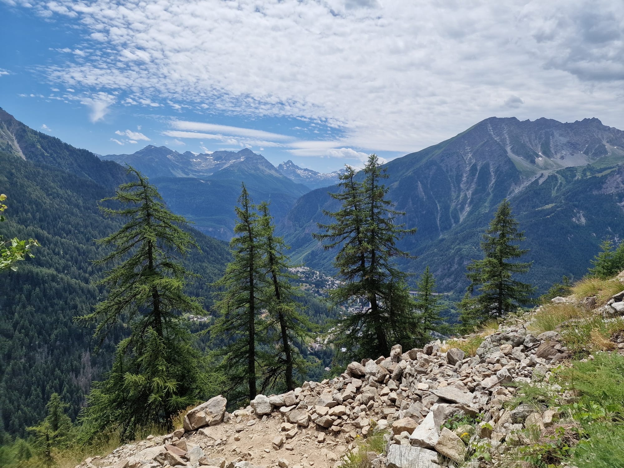 Etappe 1: Courmayeur zum Refugio Bertone