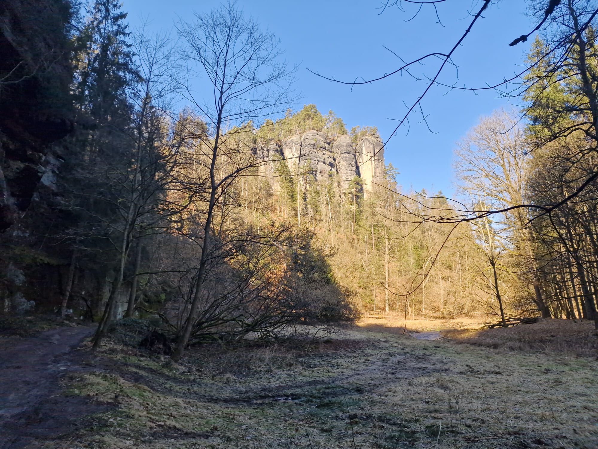 Hockstein, Gautschgrotte, Polenztal, Gamrig und Honigstein