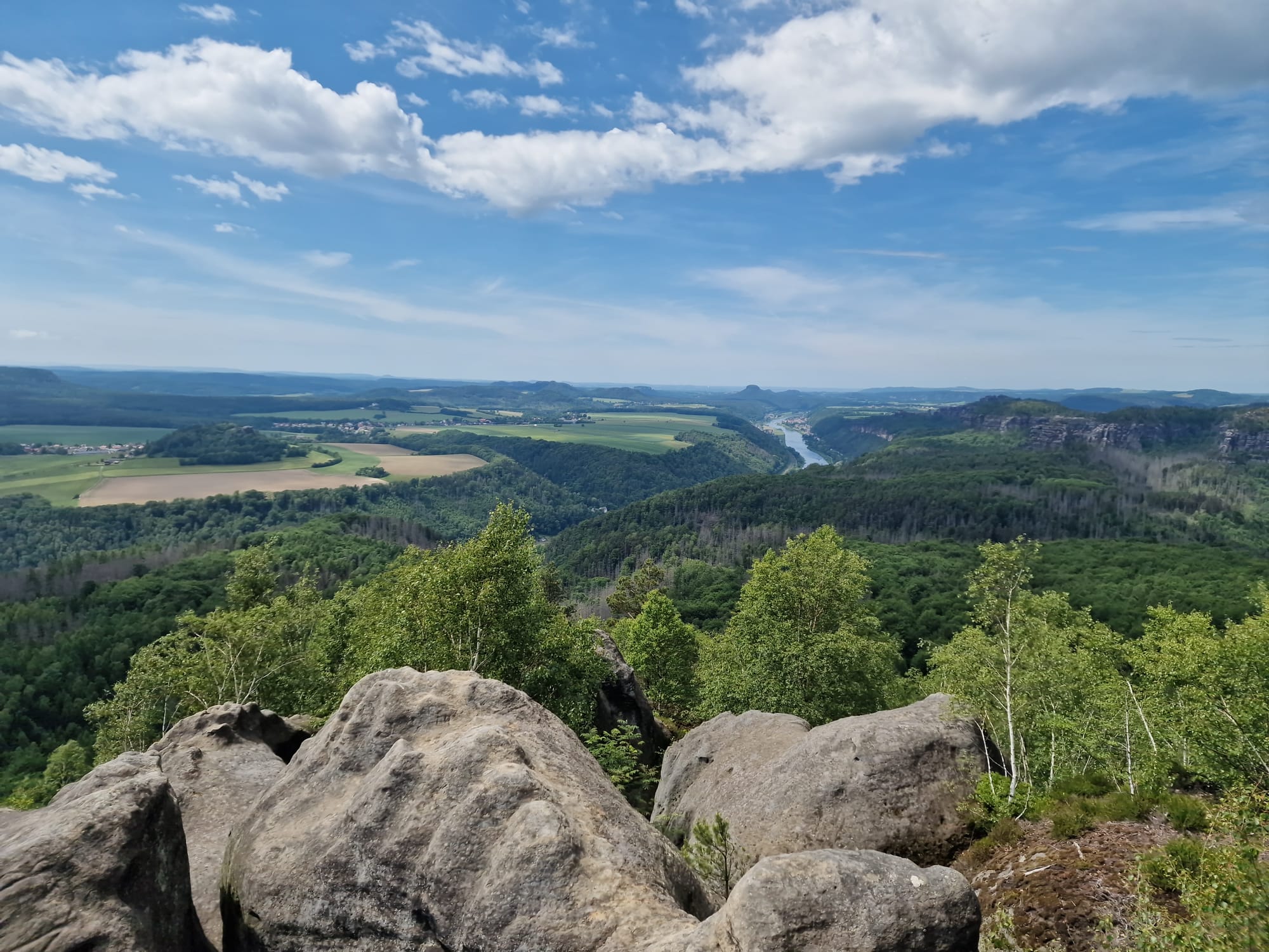Ottendorf, kleiner und großer Winterberg, Kipphornaussicht und Heringsloch