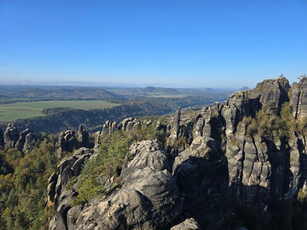 Zahnsgrund, Schrammsteinaussicht, Gratweg und großer Winterberg