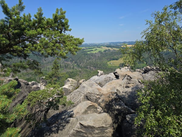Ottendorf, Flössersteig, Häntzschelstiege, großer Winterberg, Goldstein und zurück